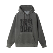 Spao x Hunter x Hunter Pigment Hooded Sweatshirt Charcoal