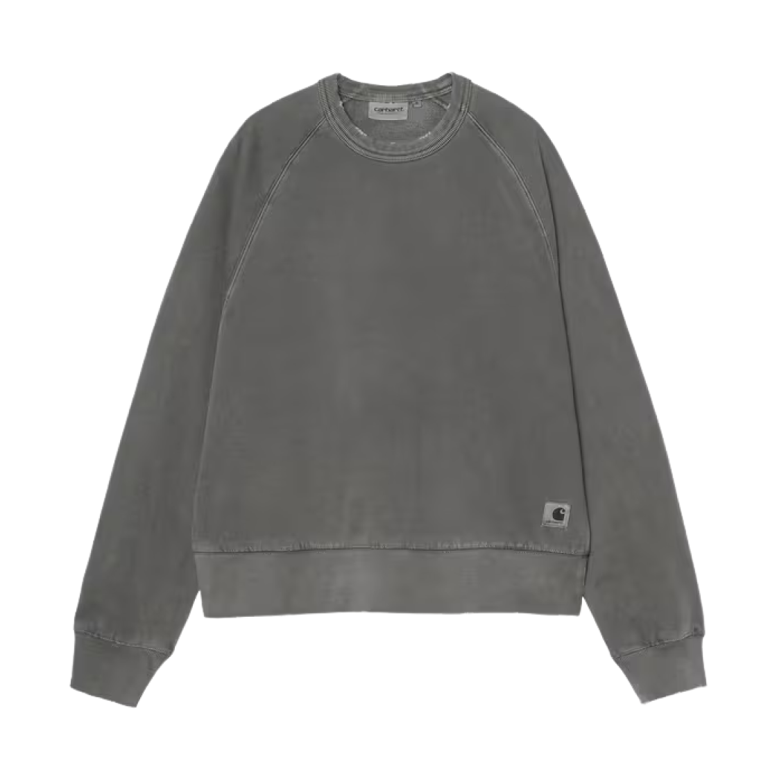 I036048-89-B7 (W) Carhartt WIP Torion Sweatshirt Black Grind Washed