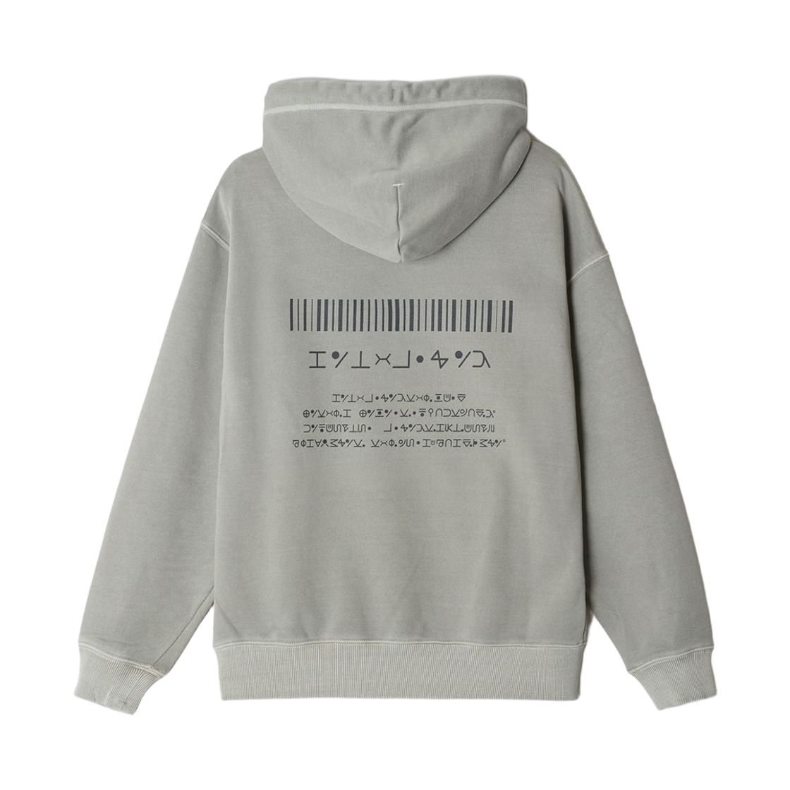 스파오 x 헌터 x 헌터 피그먼트 후드 스웨트셔츠 라이트 그레이(Spao x Hunter x Hunter Pigment Hooded Sweatshirt Light Gray) - 2