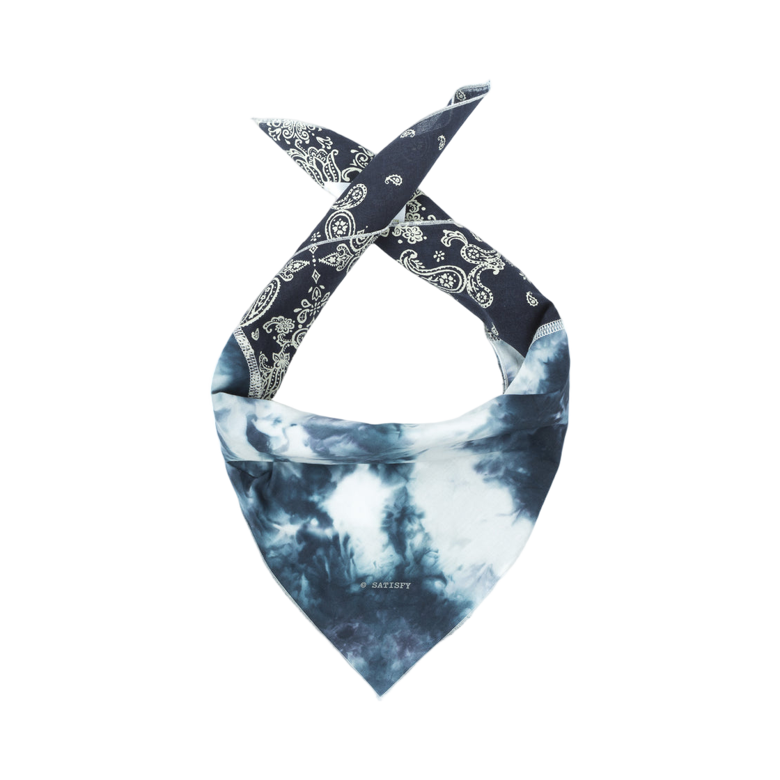 34022-60F00 Satisfy Re‑Possessed SoftCell Patchwork Bandana Blue