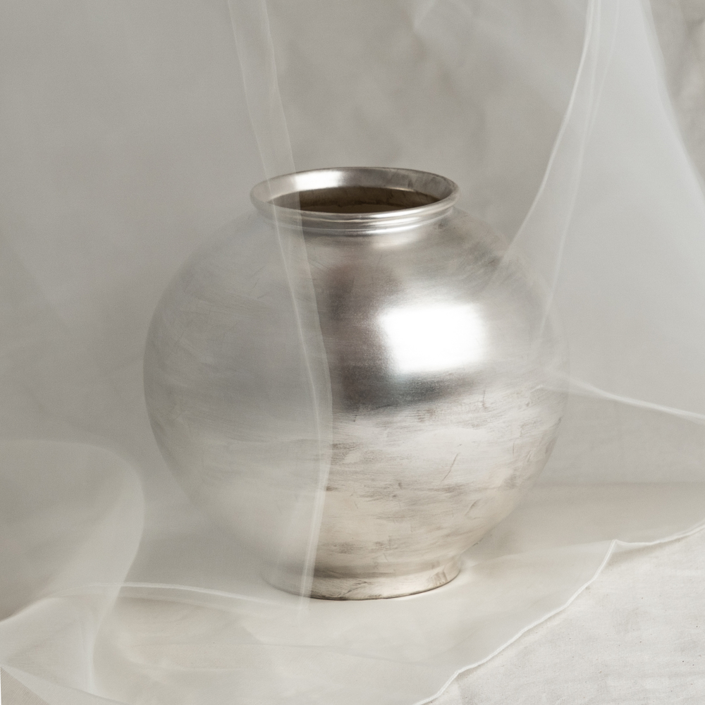 [3% 적립] [선물포장] 이도 은백 달항아리 18cm 핸드메이드([3% 적립] Yido pottery Silver-Glazed Moon Jar 18cm) - 3