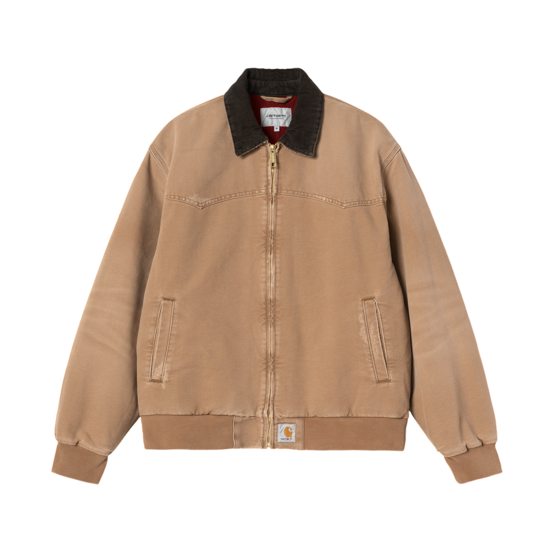 칼하트 WIP OG 산타 페 자켓 해밀턴 브라운 토바코 그라인드 워시드(Carhartt WIP OG Santa Fe Jacket Hamilton Brown Tobacco Grind Washed) - 1