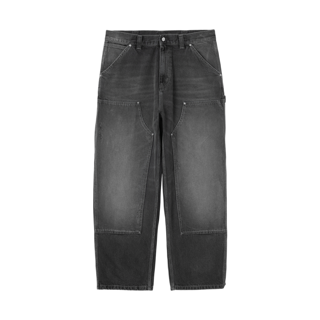 칼하트 WIP OG 더블 니 팬츠 블랙 그라인드 워시드(Carhartt WIP OG Double Knee Pant Black Grind Washed) - 1