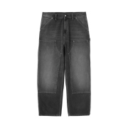 Carhartt WIP OG Double Knee Pant Black Grind Washed