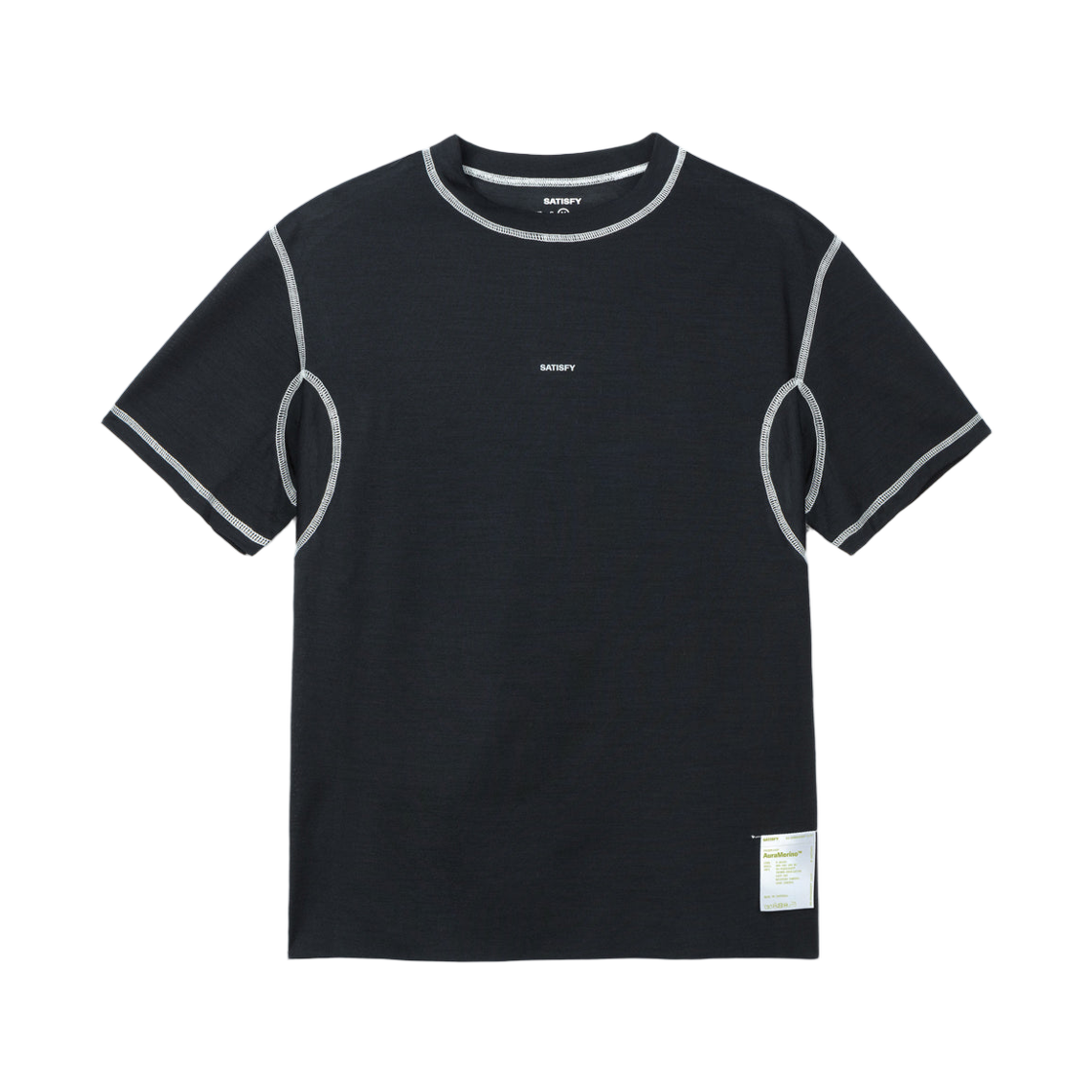 11137-00001 Satisfy Re‑Possessed AuraMerino T‑Shirt Black
