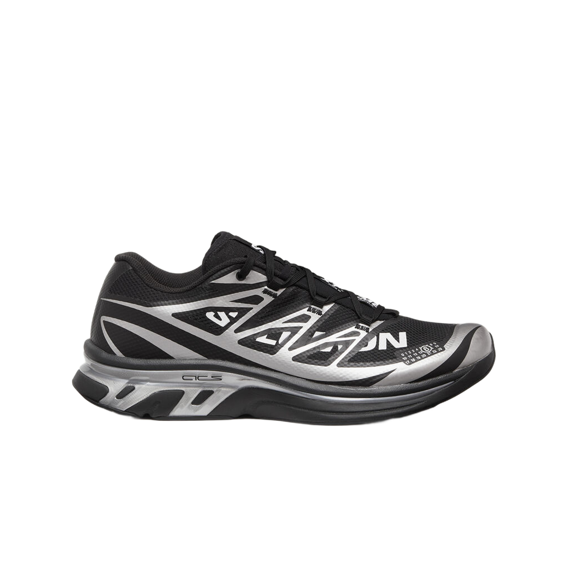 (W) 살로몬 x MM6 메종 마르지엘라 XT 블랙 실버((W) Salomon x MM6 Maison Margiela XT Black Silver)