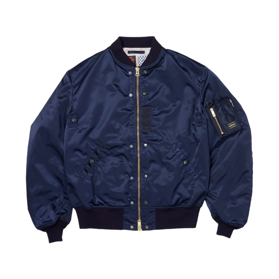 - Porter x Buzz Rickson's MA-1 Flight Jacket Iron Blue