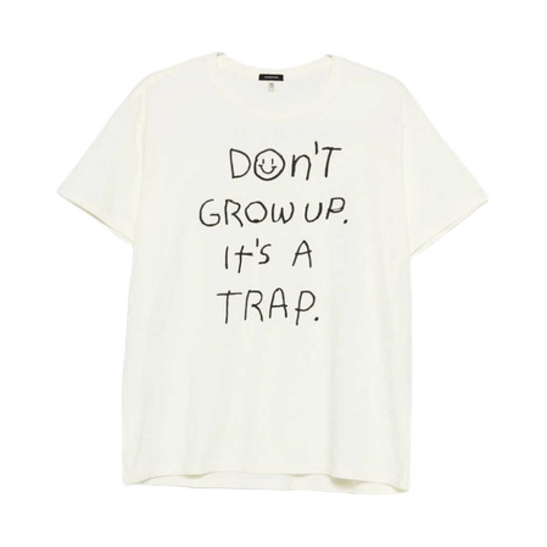 (W) R13 그로우 업 티셔츠 에크루((W) R13 Grow Up T-Shirt Ecru)