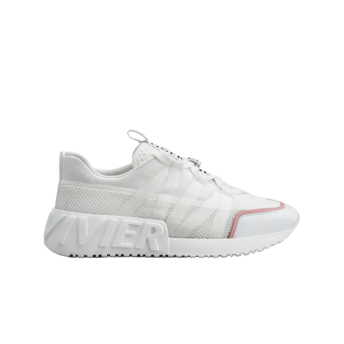 (W) 로저 비비에 비브 고 레이스업 스니커즈 화이트((W) Roger Vivier Viv' Go Lace Up Sneakers White)