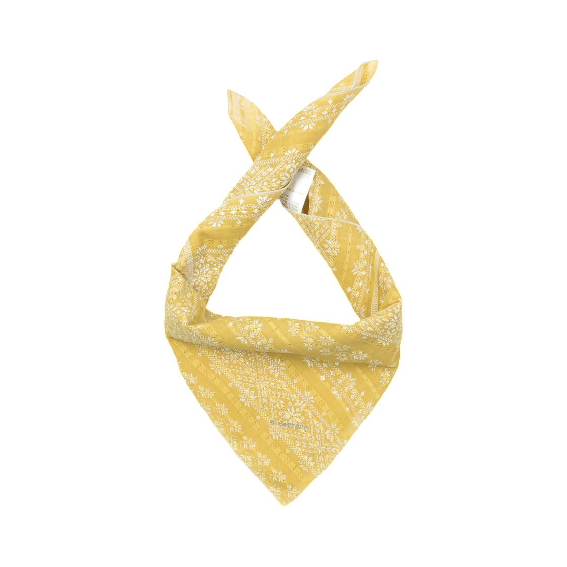 새티스파이 리포제스드 소프트셀 패치워크 반다나 골드(Satisfy Re‑Possessed SoftCell Patchwork Bandana Gold)