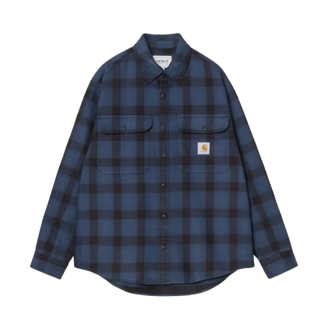I035951-3GN-XX Carhartt WIP L/S Edmands Shirt Edmands Check Natural Jupiter