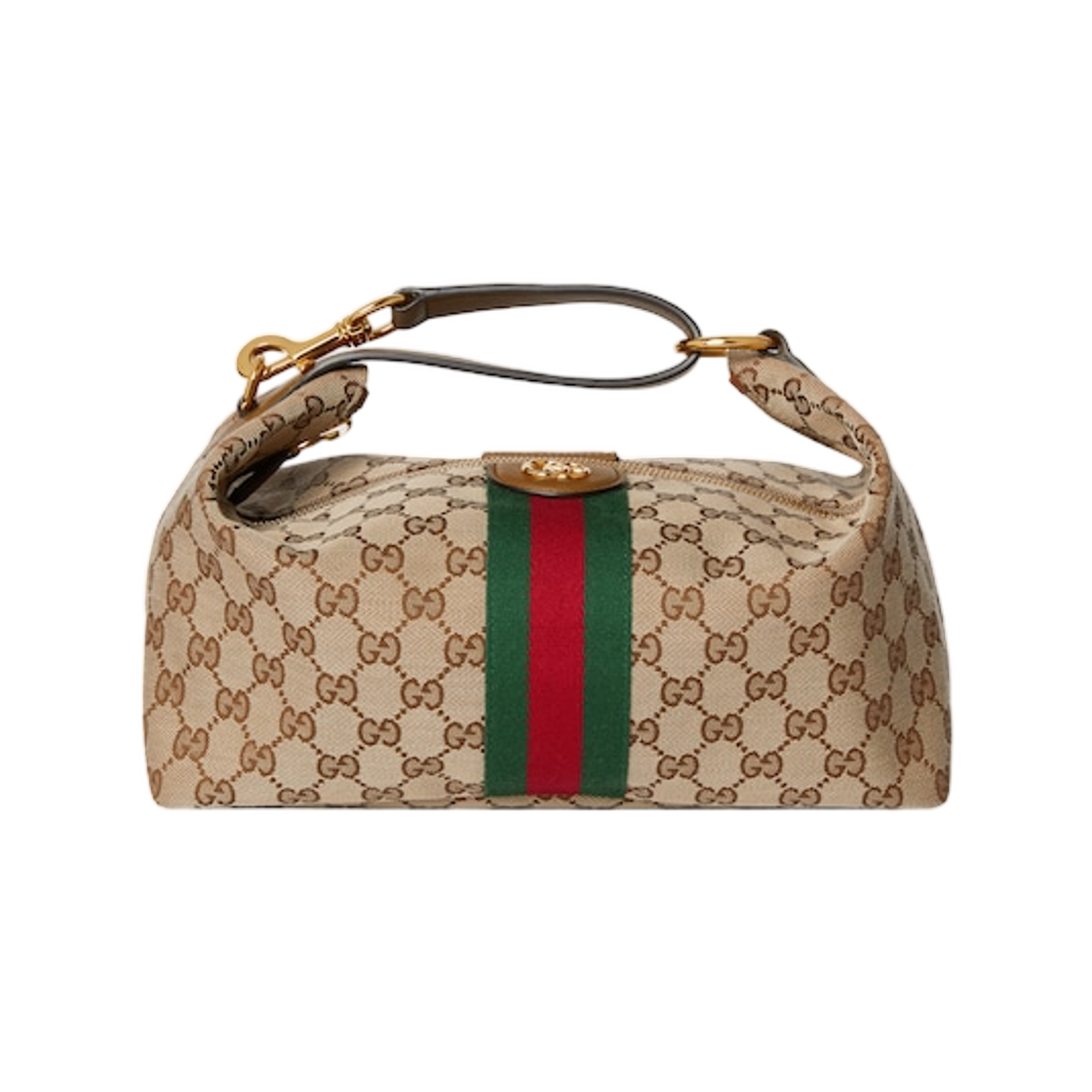 857799-FAFUF-9870 Gucci Vanity Medium Top Handle Bag Beige Brown