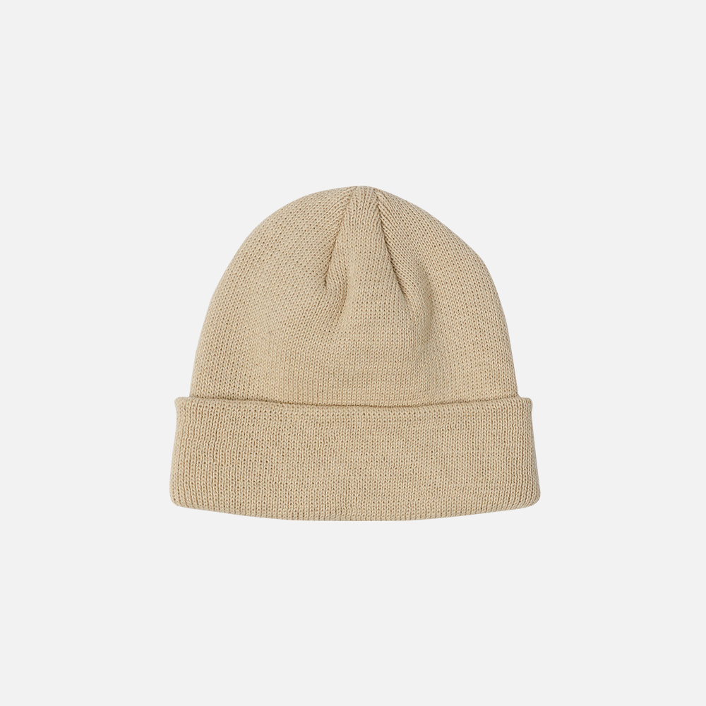 맨하탄 레코즈 클래식 로고 비니 - 베이지(Manhattan Records Classic Logo Beanie - Beige) - 3