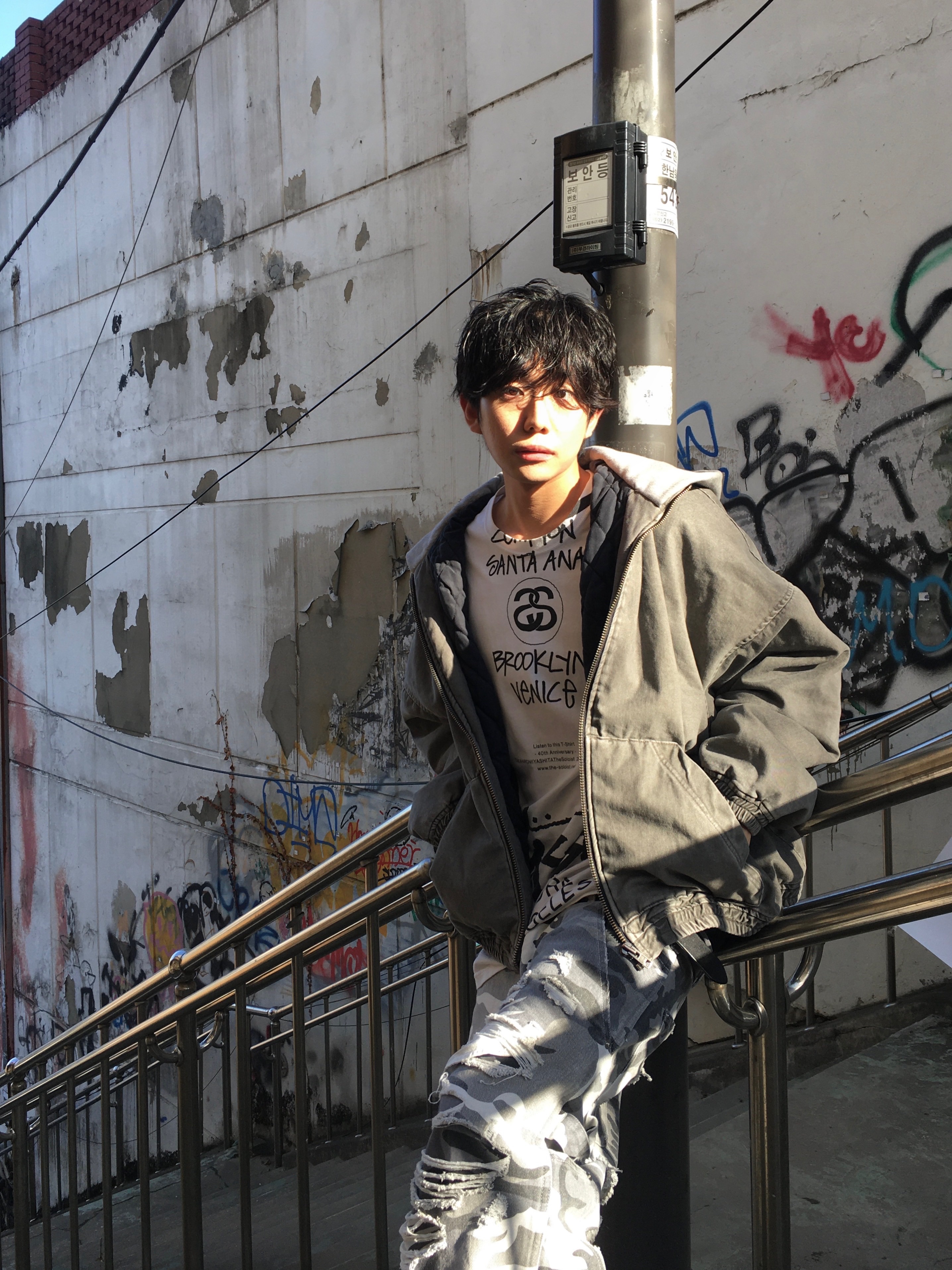 [예약 배송] qualisartifexpereo Hooligan Bomber 착용 스타일 - 7