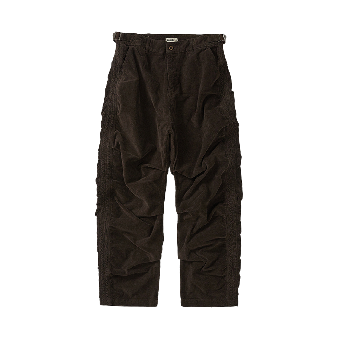 KAT7541 Karactor Built Mild Pants Dark Brown
