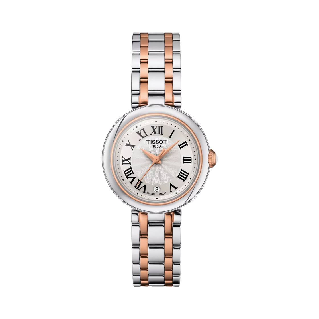 티쏘 벨리시마 26mm 스테인리스 스틸 쿼츠 로즈 골드 화이트(Tissot Bellissima 26mm Stainless Steel Quartz Rose Gold White)