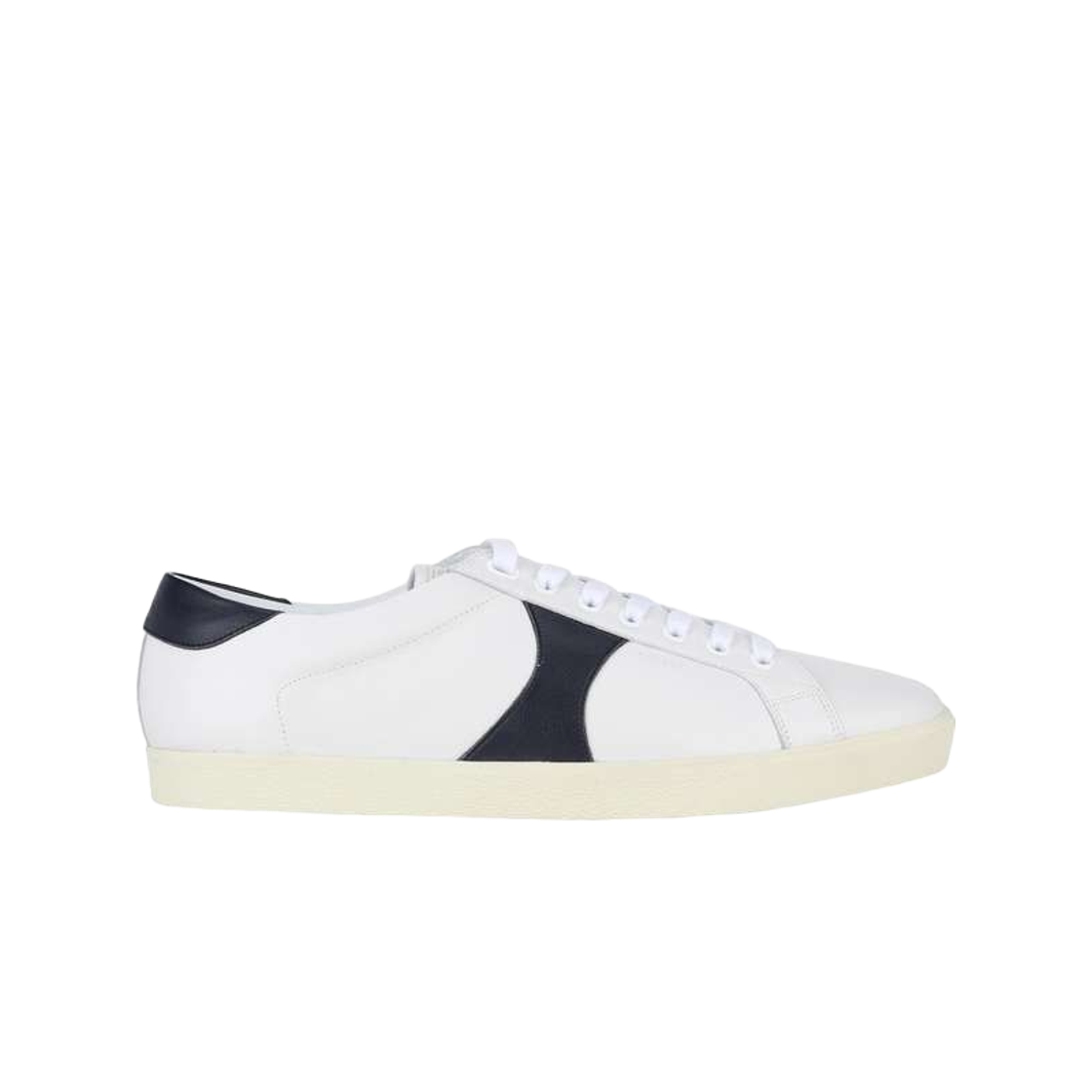 335953338C-01MA Celine Logo Triomphe Sneakers Off White Navy