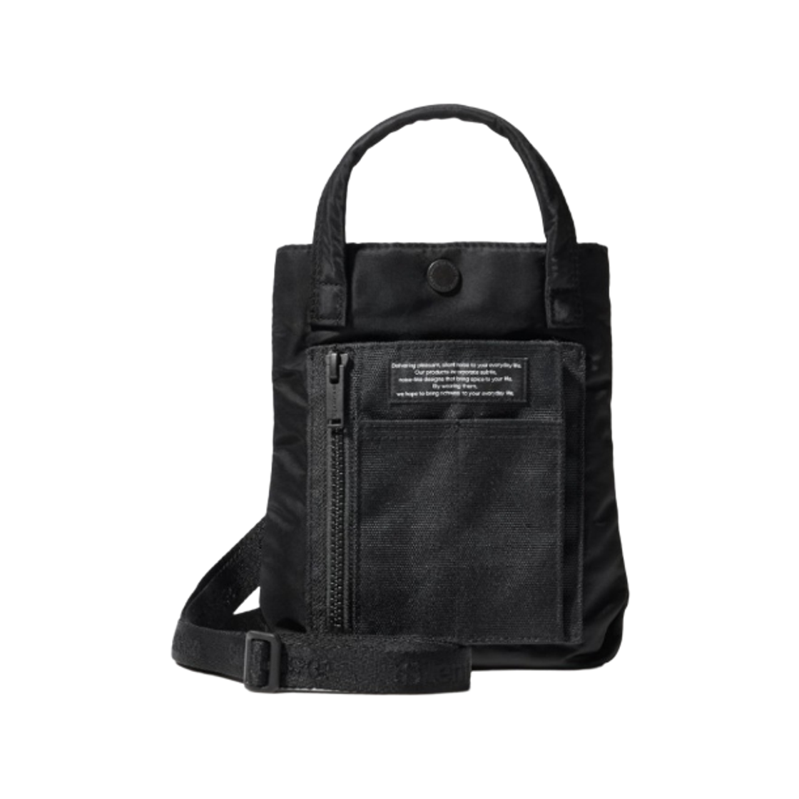 358524-09 GU x Undercover Shoulder Bag Black