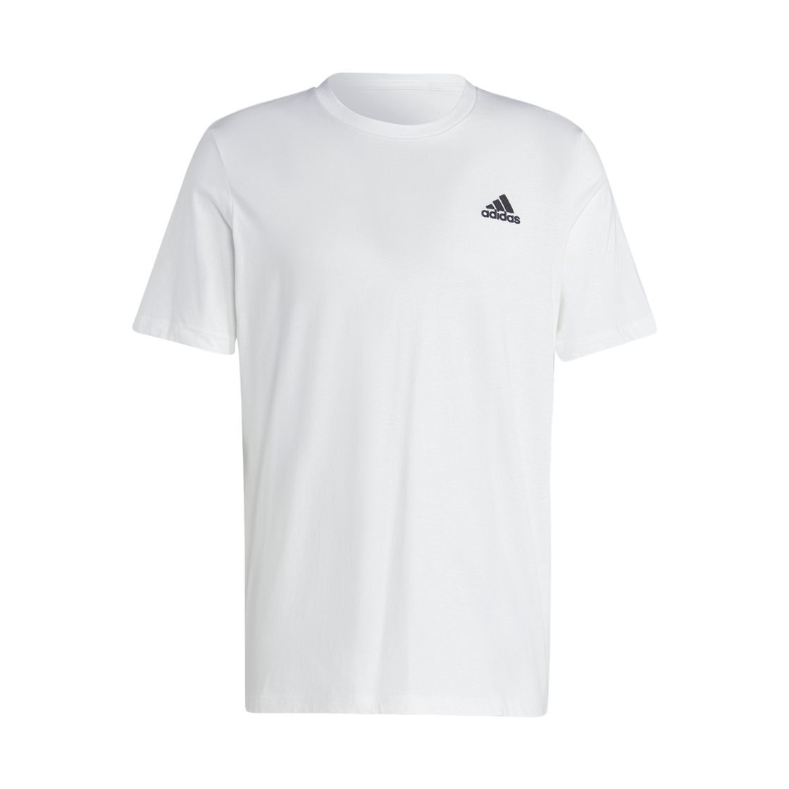 IC9286 Adidas Essentials Single Jersey Embroidered Small Logo T-Shirt White - KR Sizing