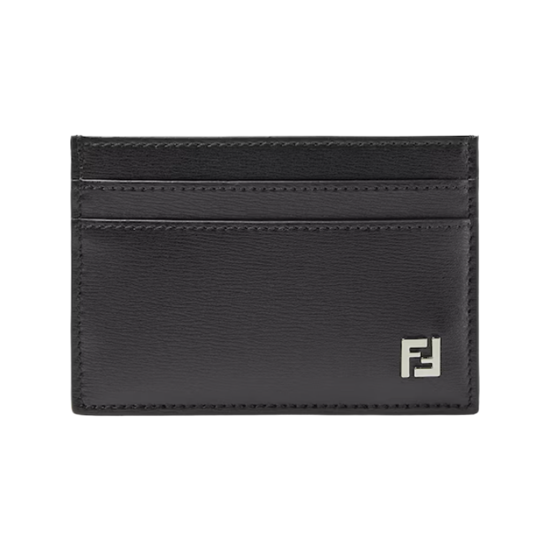 7M0371AVV6F0GXN Fendi FF Squared Card Holder Black