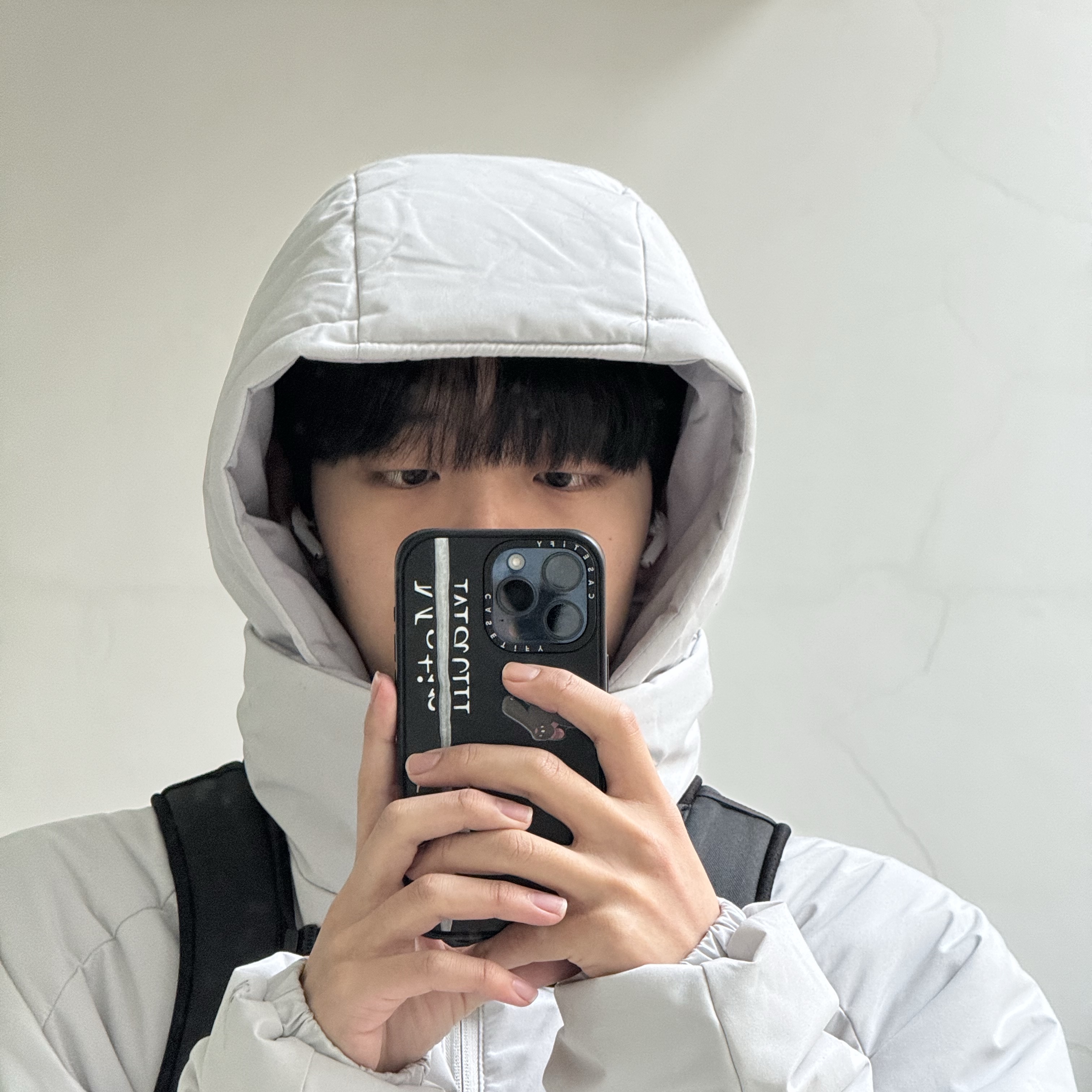 Moncler x Palm Angels Ramsau Short Down Jacket Black - 23FW, Uniqlo UT x CPFM x SpongeBob Graphic T-Shirt C White - KR 착용 스타일 - 2