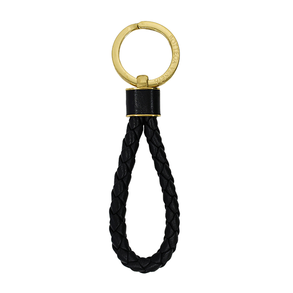 651820 V0HW1 8425 [15%쿠폰]Bottega Veneta Intrecciato Key Ring Black
