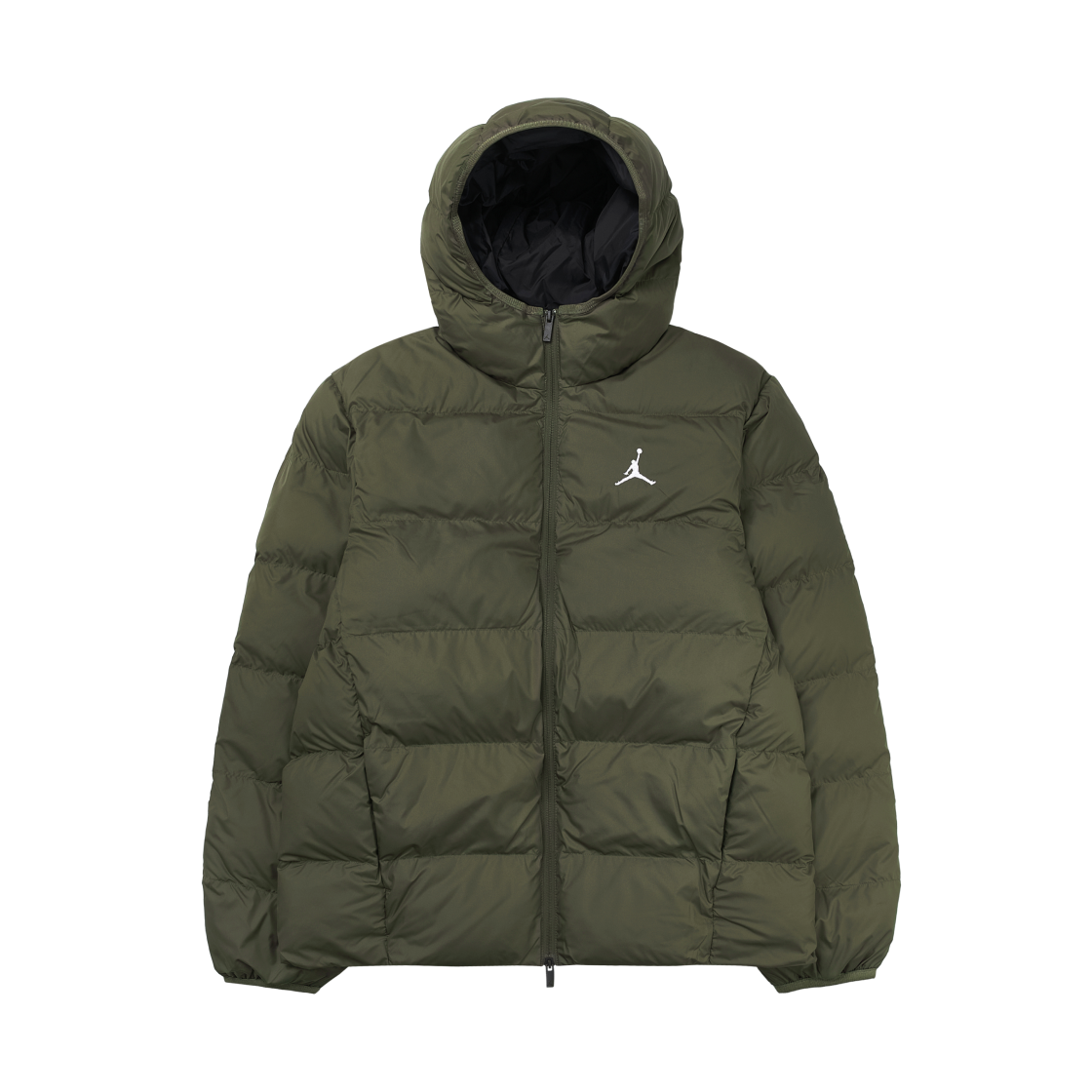 조던 브루클린 퍼퍼 자켓 미디엄 올리브 블랙 (FV7317-222)(Jordan Brooklyn Puffer Jacket Medium Olive Black (FV7317-222))