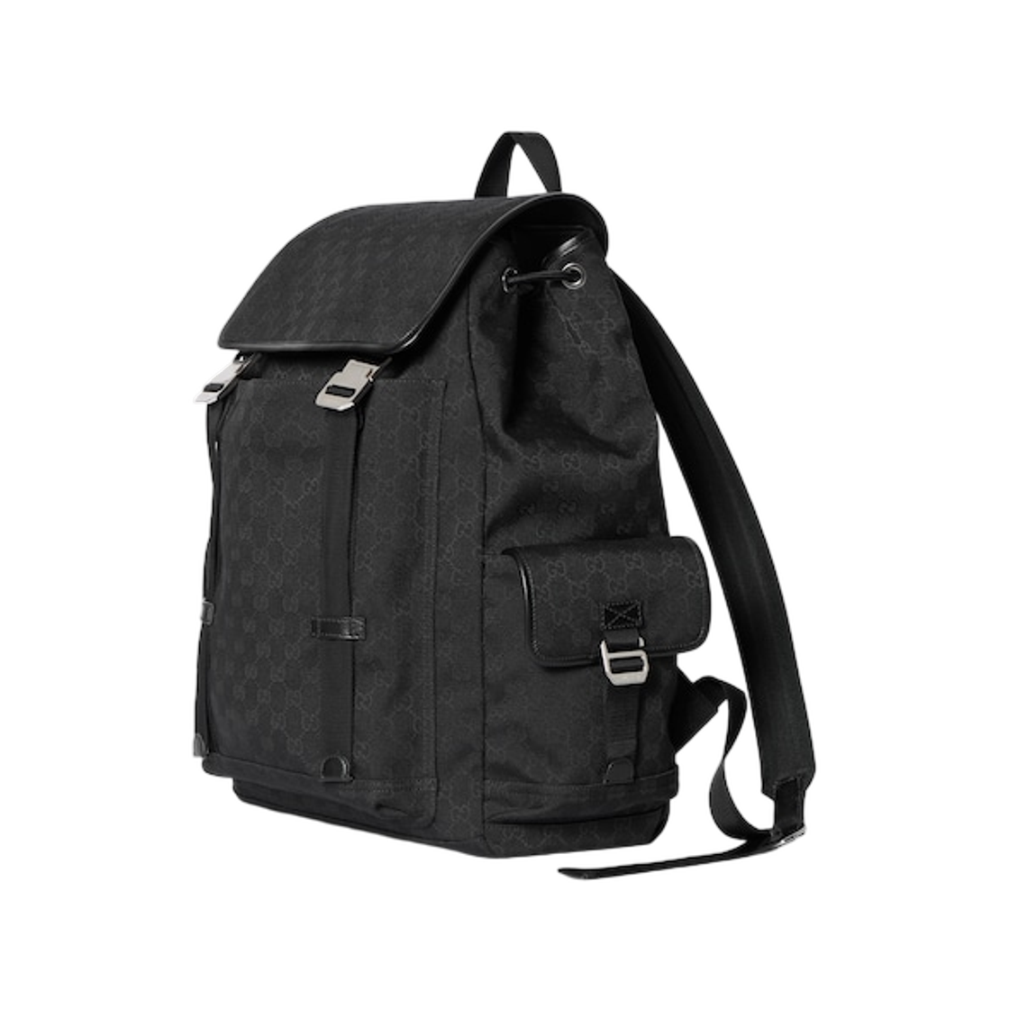 구찌 GG 캔버스 라지 백팩 블랙(Gucci GG Canvas Large Backpack Black) - 2