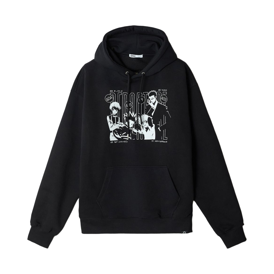 SPMHF49U05 Spao x Hunter x Hunter Hooded Sweatshirt Black