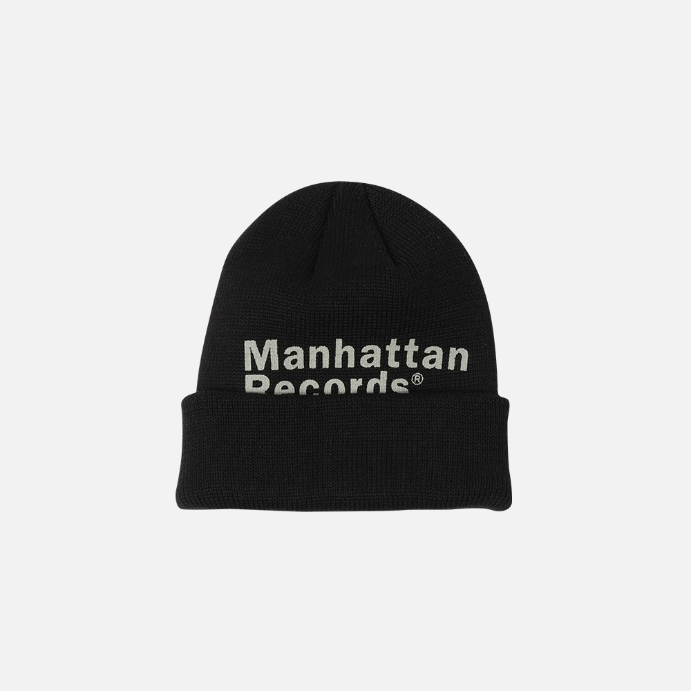 맨하탄 레코즈 클래식 로고 비니 - 블랙(Manhattan Records Classic Logo Beanie - Black) - 2