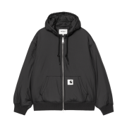 (W) Carhartt WIP Hooded Gadd Jacket Black