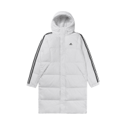 Adidas 3S Long Down Jacket White - KR sizing