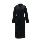 [15%쿠폰]Max Mara Esturia Long Coat Black