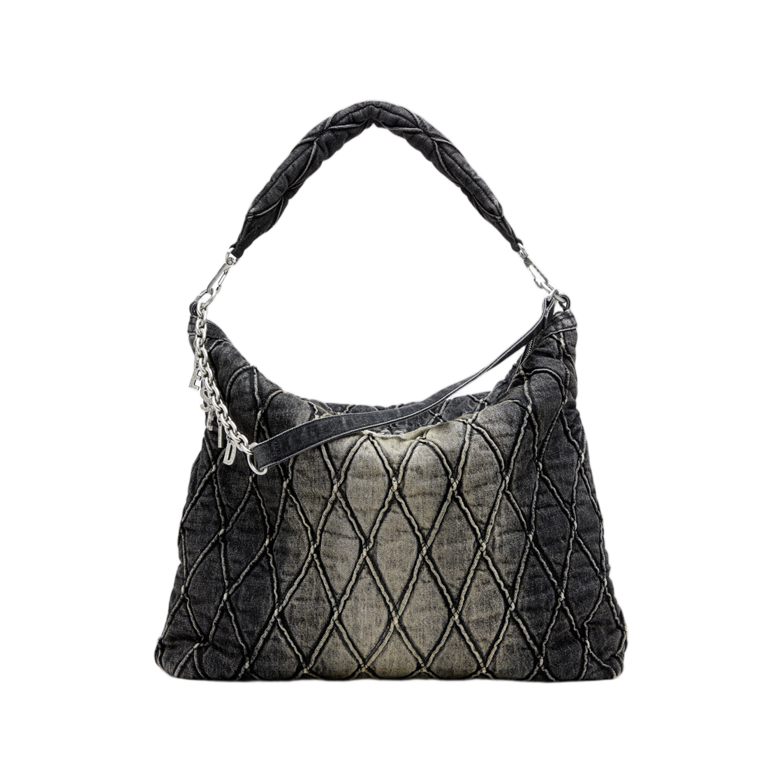 X10363P6330-T8013 Diesel charm-d hobo Black