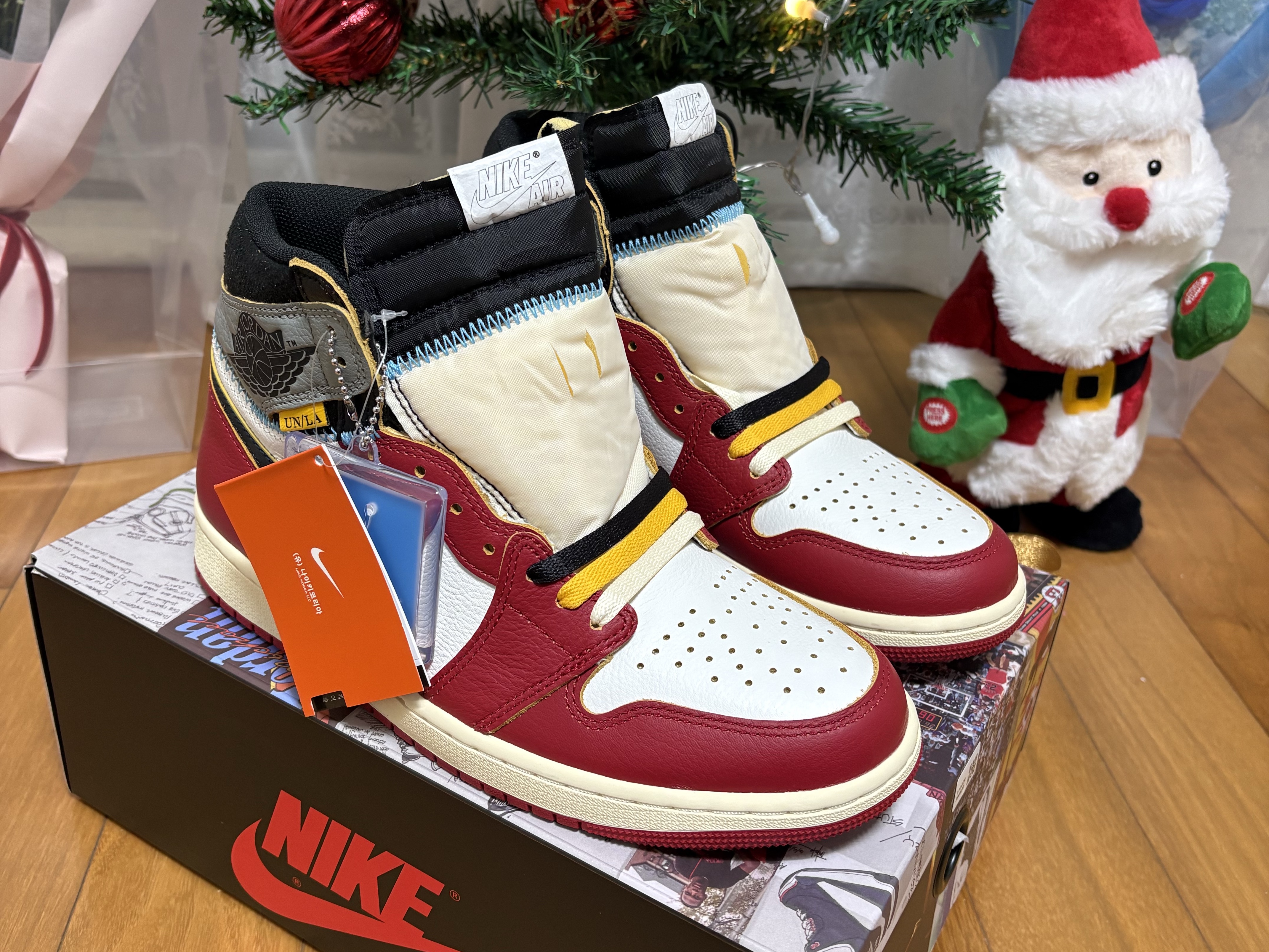 Jordan 1 x Union Retro High OG Chicago Shadow, Jordan 1 Retro High OG Chicago 2022 착용 스타일 - 1