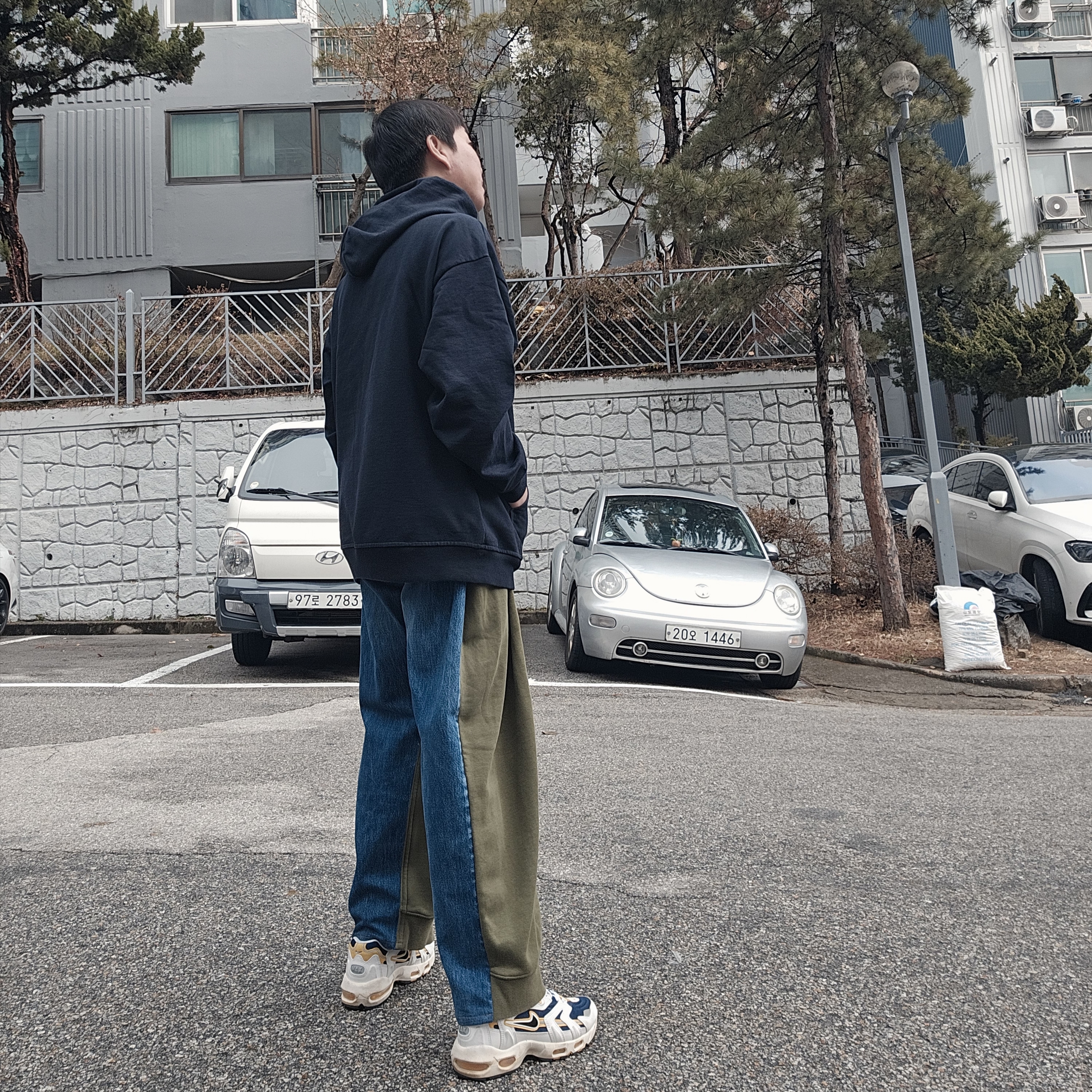 Nike Air Max 96 II Midnight Navy 착용 스타일 - 3
