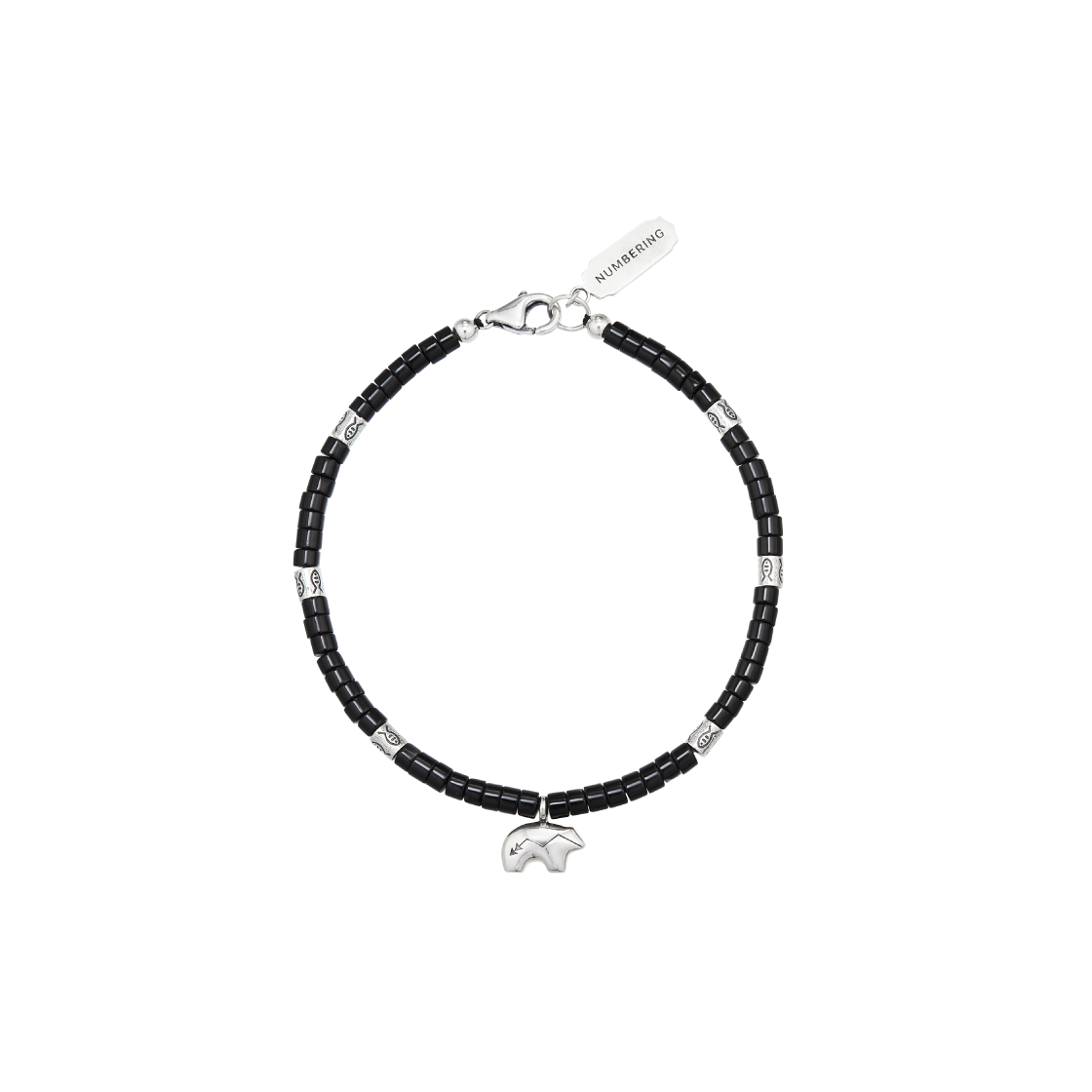 넘버링 #7965 미니 나바호 베어 브레이슬릿 블랙(NUMBERING #7965 Mini Navajo Bear Bracelet Black)