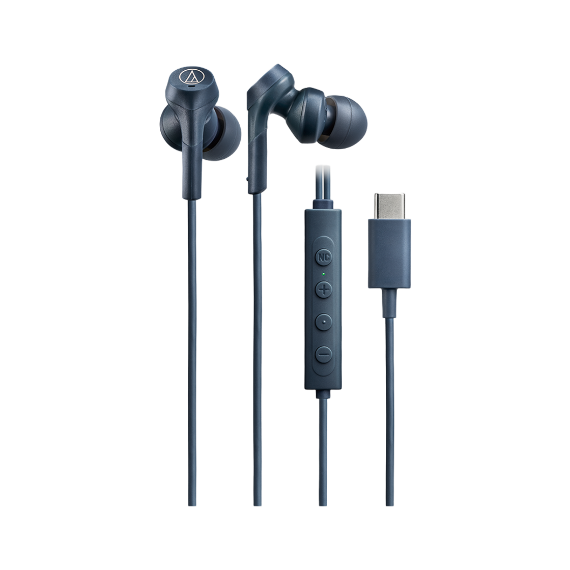 오디오테크니카 공식수입원 ATH-CKS330NC 노이즈캔슬링 C타입 인이어 이어폰 블루(Audio-Technica ATH-CKS330NC USB Type C Noise Cancelling In-Ear Headphones Blue)