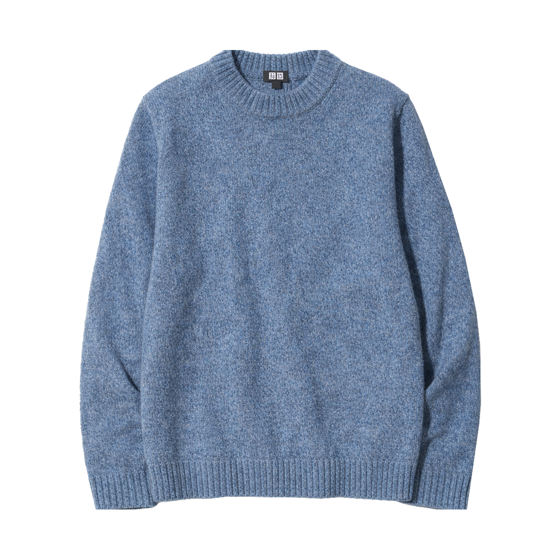 유니클로 수플레얀 크루넥 스웨터 블루 - JP