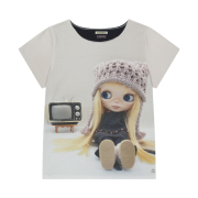 (W) Coyseio x Blythe Graphic One Piece Charcoal