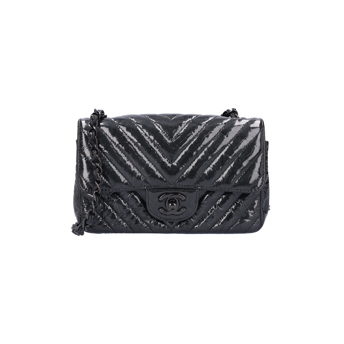 샤넬 A69900 클래식 미니 백 페이던트 블랙(Chanel A69900 Classic Mini Bag in Black Patent) - 1