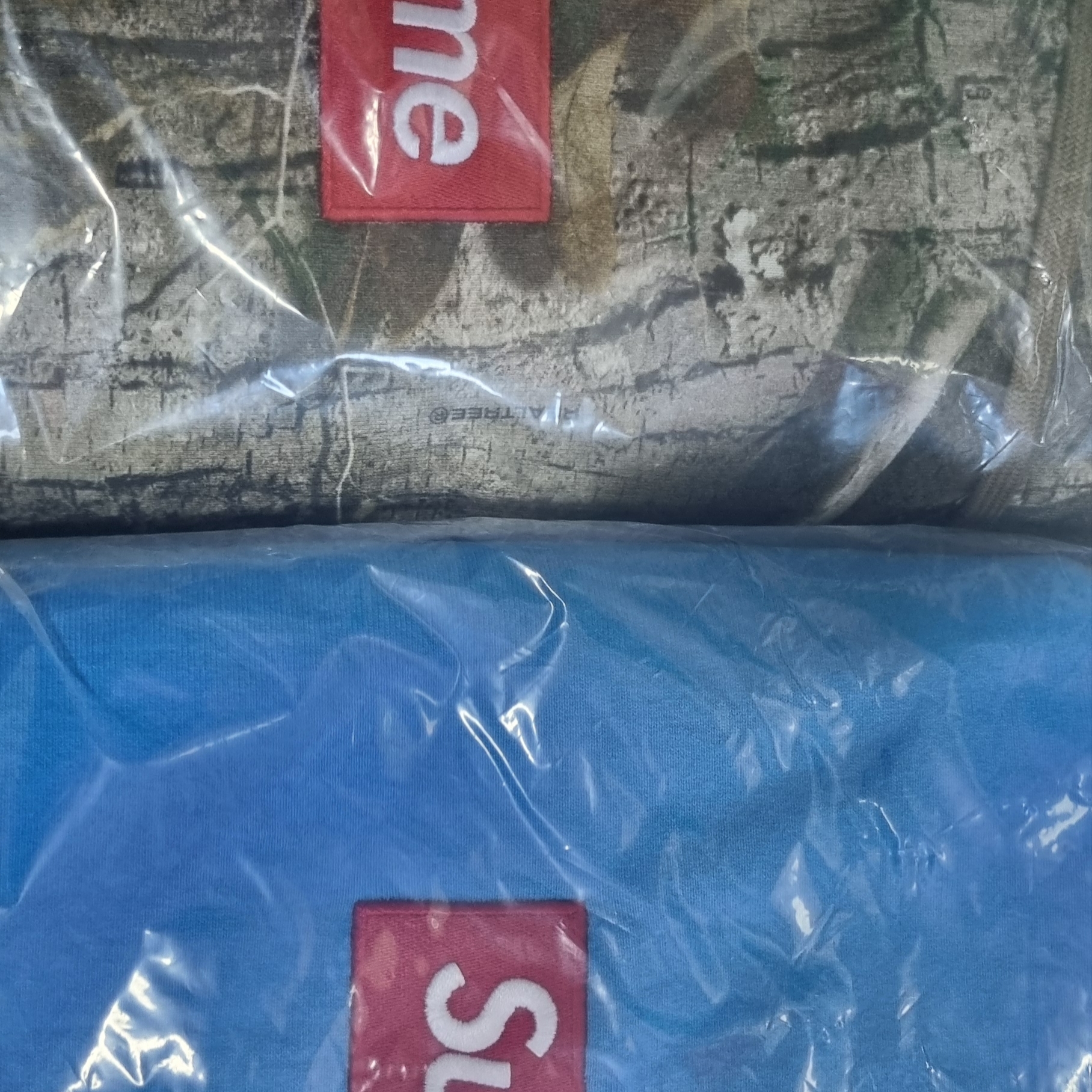 Supreme Box Logo Hooded Sweatshirt Cyan - 25FW, Supreme Box Logo Hooded Sweatshirt Realtree AP Camo - 25FW 착용 스타일