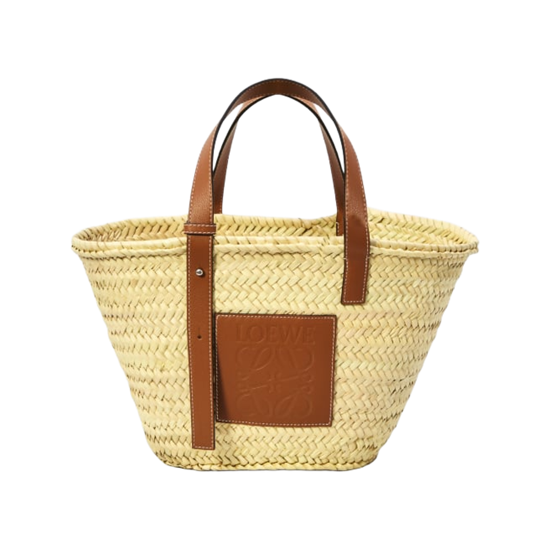 로에베 라피아 베스킷백 내츄럴 탄(Loewe Raffia Basket Bag Natural Tan)