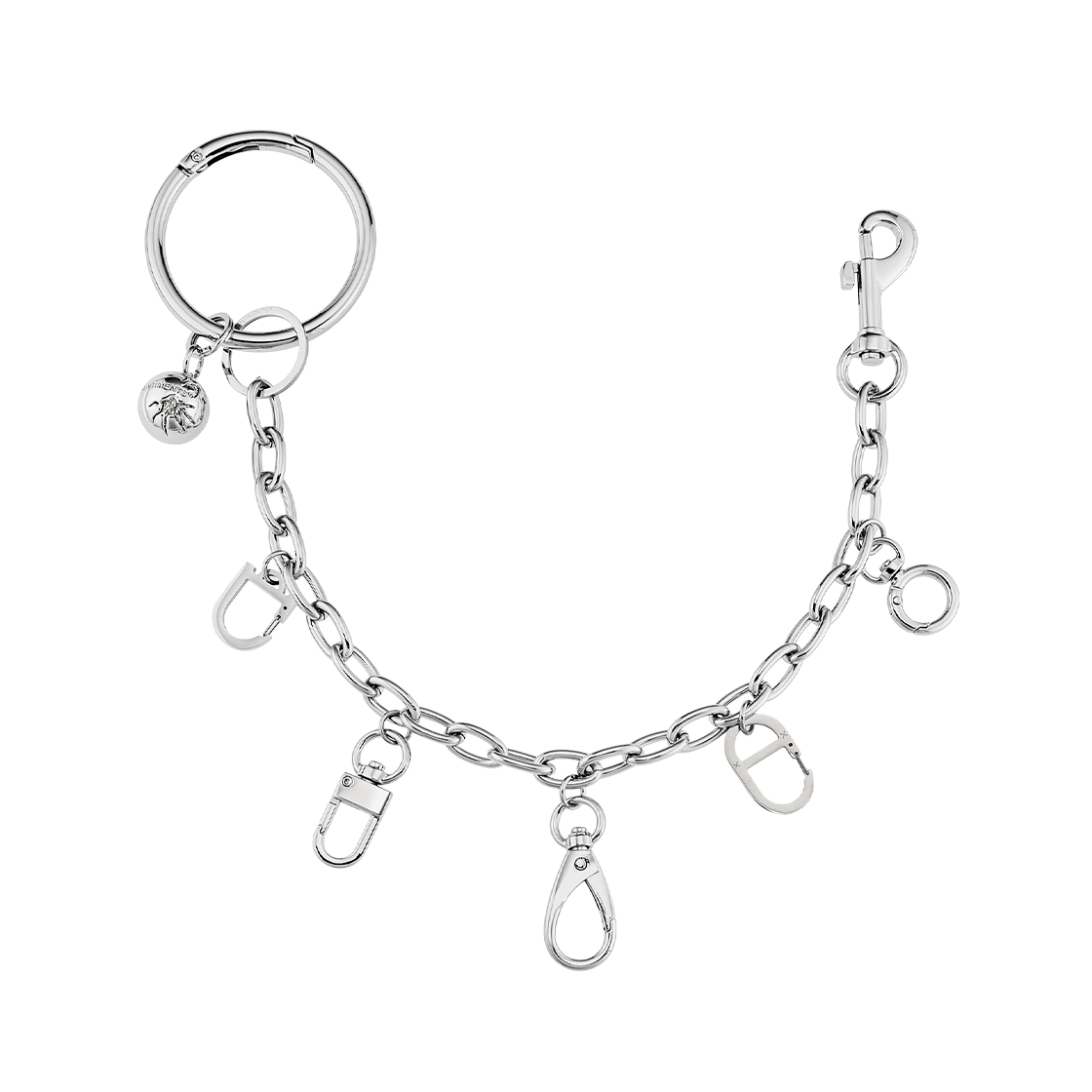 NO669S Sentiments No.669 Key Ring Silver