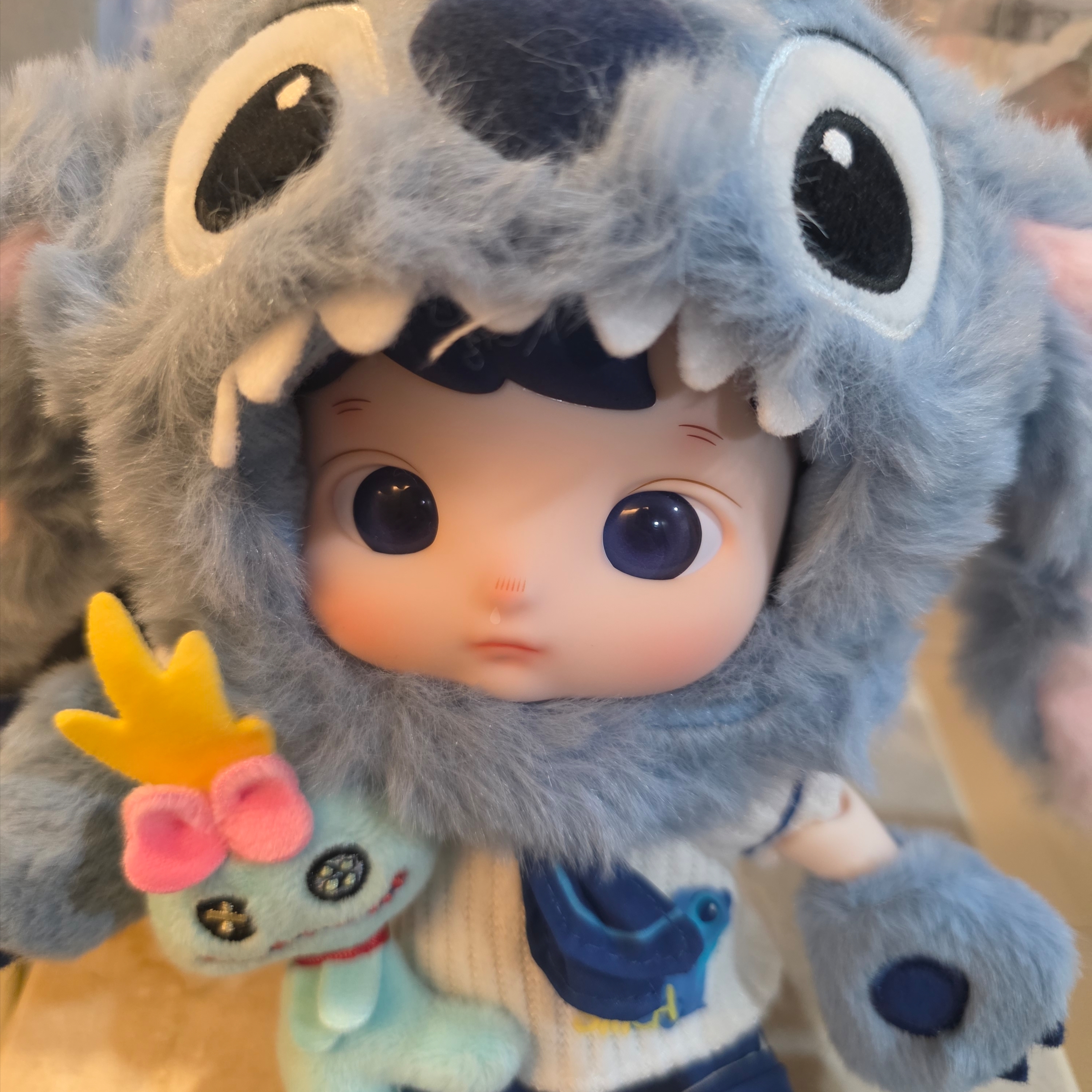 Pop Mart Hacipupu Stitch 1/8 BJD 착용 스타일 - 2