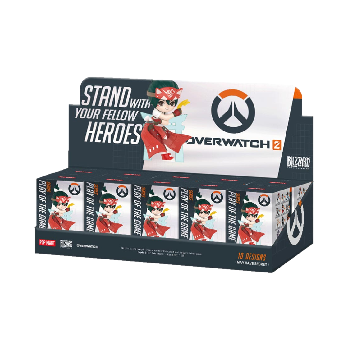 팝마트 오버워치 플레이 오브 더 게임 시리즈 피규어 미개봉 랜덤박스 (10개입)(Pop Mart Overwatch Play Of The Game Series Figures Sealed Case (10 Blind Boxes))