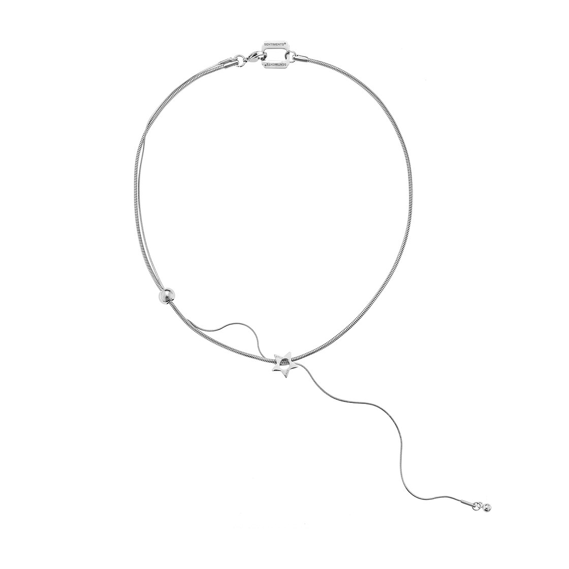 센티멍 넘버 643 네크리스 실버