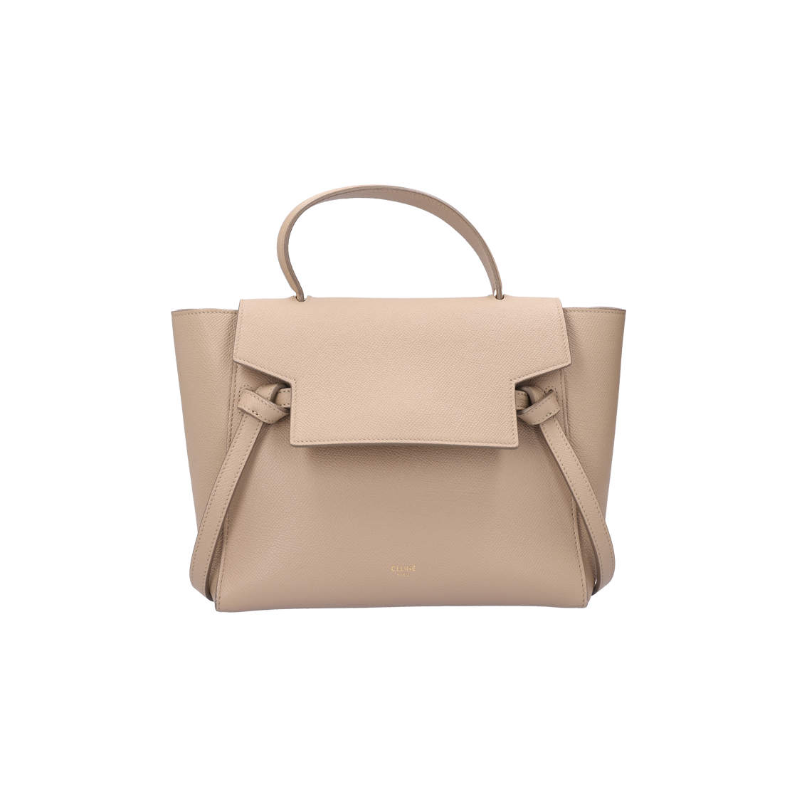 ITRDOOIM22QT Celine Micro Belt Bag in Light Taupe Grained Calfskin