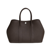 Hermes Garden Party 30 Bag Negonda & Palladium Bai Brun