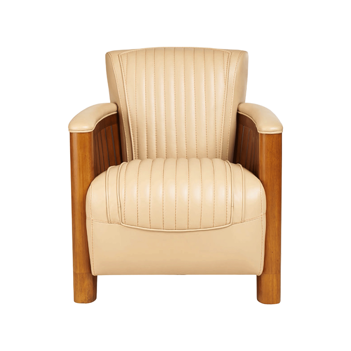 드비저리 프랑스 드비저리 꼬냑 1인 소파 라운지체어 크림([3% 포인트 적립] DE BEJARRY Cognac 1-seater sofa cream) - 2